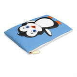 Accessory Pouch - Bebo The Penguin - Light Blue