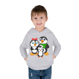 Mommy, Daddy, and Bebo Penguins Toddler Hoodie