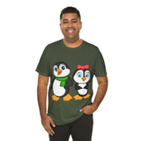 Adult-Size Tee - Leigha Marina's Mommy & Daddy Penguins
