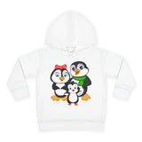 Mommy, Daddy, and Bebo Penguins Toddler Hoodie