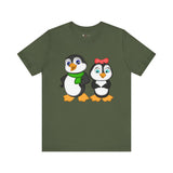 Mommy and Daddy Penguins T-Shirt