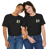 Mommy & Daddy Penguins Small Chest Print Tee