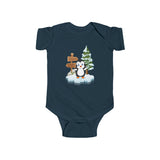 Bebo the Penguin Nursery Rhymes Sign Infant Bodysuit
