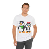 Adult-Size Tee - Leigha Marina's Mommy & Daddy Penguins