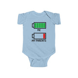 Baby-Size Me vs My Parents Onesie