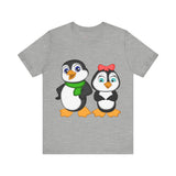 Adult-Size Tee - Leigha Marina's Mommy & Daddy Penguins
