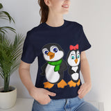 Adult-Size Tee - Leigha Marina's Mommy & Daddy Penguins