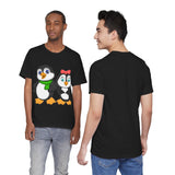 Adult-Size Tee - Leigha Marina's Mommy & Daddy Penguins