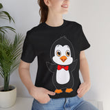 Adult-Size Okee The Penguin Tee - Leigha Marina Cartoon Design
