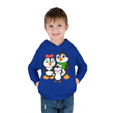 Mommy, Daddy, and Bebo Penguins Toddler Hoodie