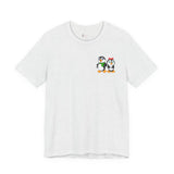 Mommy & Daddy Penguins Small Chest Print Tee