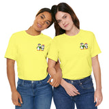 Mommy & Daddy Penguins Small Chest Print Tee
