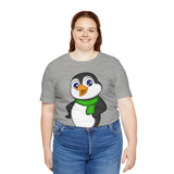 Adult-Size Daddy Penguin Tee - Leigha Marina Cartoon Design