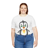Adult-Size Makaio The Penguin Tee - Leigha Marina Cartoon Design