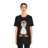 Adult-Size Grandma Penguin Tee - Leigha Marina Cartoon Design