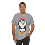 Adult-Size Mommy Penguin Tee - Leigha Marina Cartoon Design