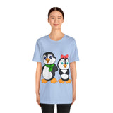Adult-Size Tee - Leigha Marina's Mommy & Daddy Penguins