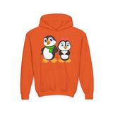 Mommy & Daddy Penguins Youth Hoodie