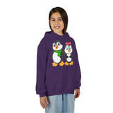Mommy & Daddy Penguins Youth Hoodie