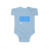 Baby-Size Quit Texting Onesie