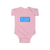 Baby-Size Quit Texting Onesie