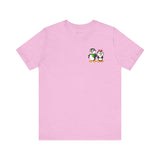 Mommy & Daddy Penguins Small Chest Print Tee