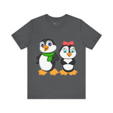 Adult-Size Tee - Leigha Marina's Mommy & Daddy Penguins