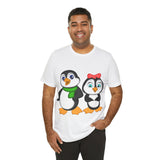 Adult-Size Tee - Leigha Marina's Mommy & Daddy Penguins