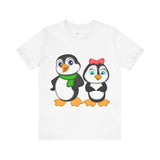 Adult-Size Tee - Leigha Marina's Mommy & Daddy Penguins
