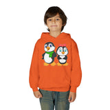 Mommy & Daddy Penguins Youth Hoodie