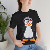 Adult-Size Grandma Penguin Tee - Leigha Marina Cartoon Design