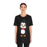 Adult-Size Okee The Penguin Tee - Leigha Marina Cartoon Design