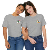 Mommy & Daddy Penguins Small Chest Print Tee