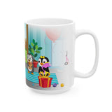 Sleep Over Ceramic Mug