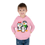 Mommy, Daddy, and Bebo Penguins Toddler Hoodie