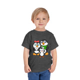 Mommy, Daddy, and Bebo Penguins Toddler Tee