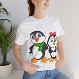 Adult-Size Tee - Leigha Marina's Mommy & Daddy Penguins