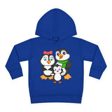 Mommy, Daddy, and Bebo Penguins Toddler Hoodie