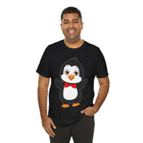 Adult-Size Okee The Penguin Tee - Leigha Marina Cartoon Design