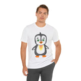 Adult-Size Makaio The Penguin Tee - Leigha Marina Cartoon Design