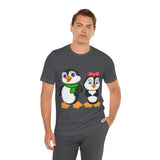 Adult-Size Tee - Leigha Marina's Mommy & Daddy Penguins