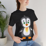 Adult-Size Makaio The Penguin Tee - Leigha Marina Cartoon Design