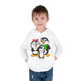 Mommy, Daddy, and Bebo Penguins Toddler Hoodie