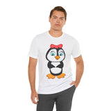 Adult-Size Mommy Penguin Tee - Leigha Marina Cartoon Design