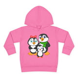 Mommy, Daddy, and Bebo Penguins Toddler Hoodie