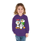 Mommy, Daddy, and Bebo Penguins Toddler Hoodie