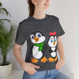 Adult-Size Tee - Leigha Marina's Mommy & Daddy Penguins