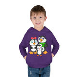 Mommy, Daddy, and Bebo Penguins Toddler Hoodie