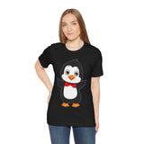 Adult-Size Okee The Penguin Tee - Leigha Marina Cartoon Design
