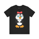 Adult-Size Mommy Penguin Tee - Leigha Marina Cartoon Design